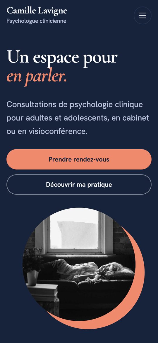 Le modèle Cabinet sur téléphone